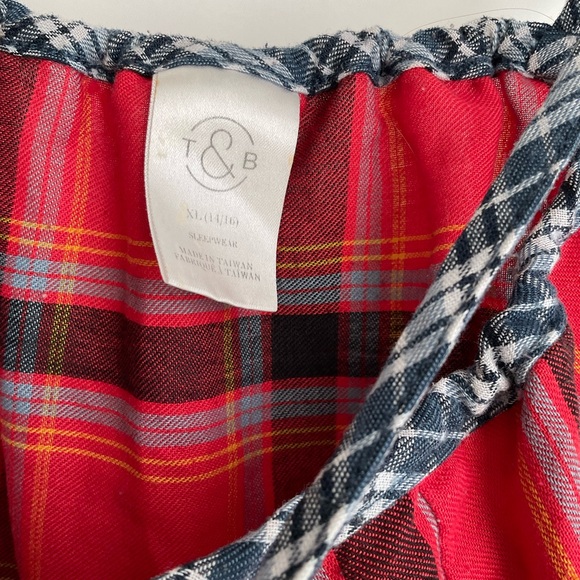 TREASURE & BOND Girls' Flannel Two-piece Pajamas set. - Picture 4 of 10